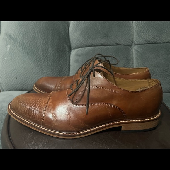 Joseph Abboud Shoes | Joseph Abboud Essex Cap Toe Oxfords Size 12M | Color: Brown | Size: 12 | Gtypetroop's Closet